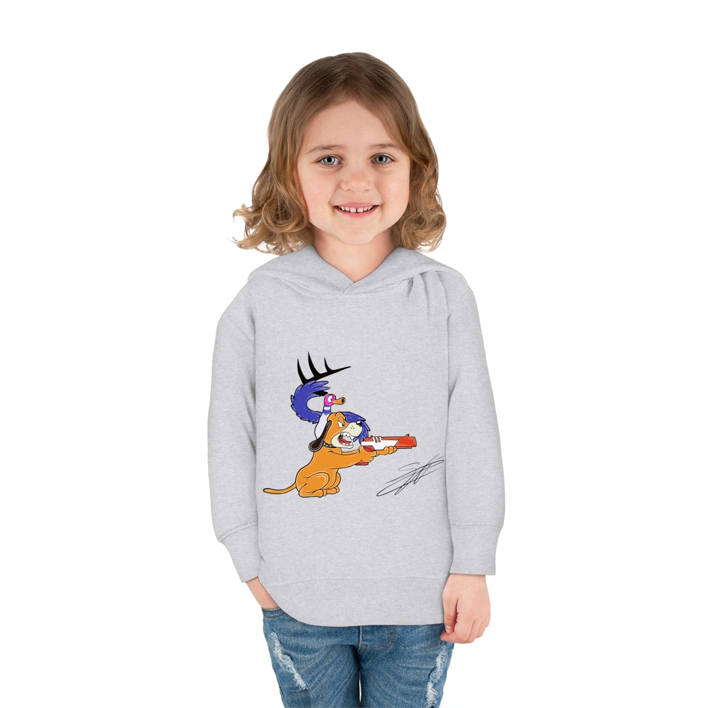 Retro Vision Toddler Pullover Fleece Hoodie