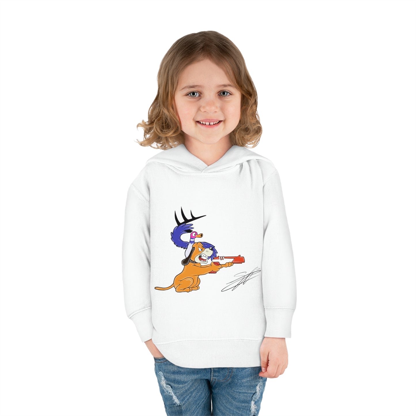 Retro Vision Toddler Pullover Fleece Hoodie