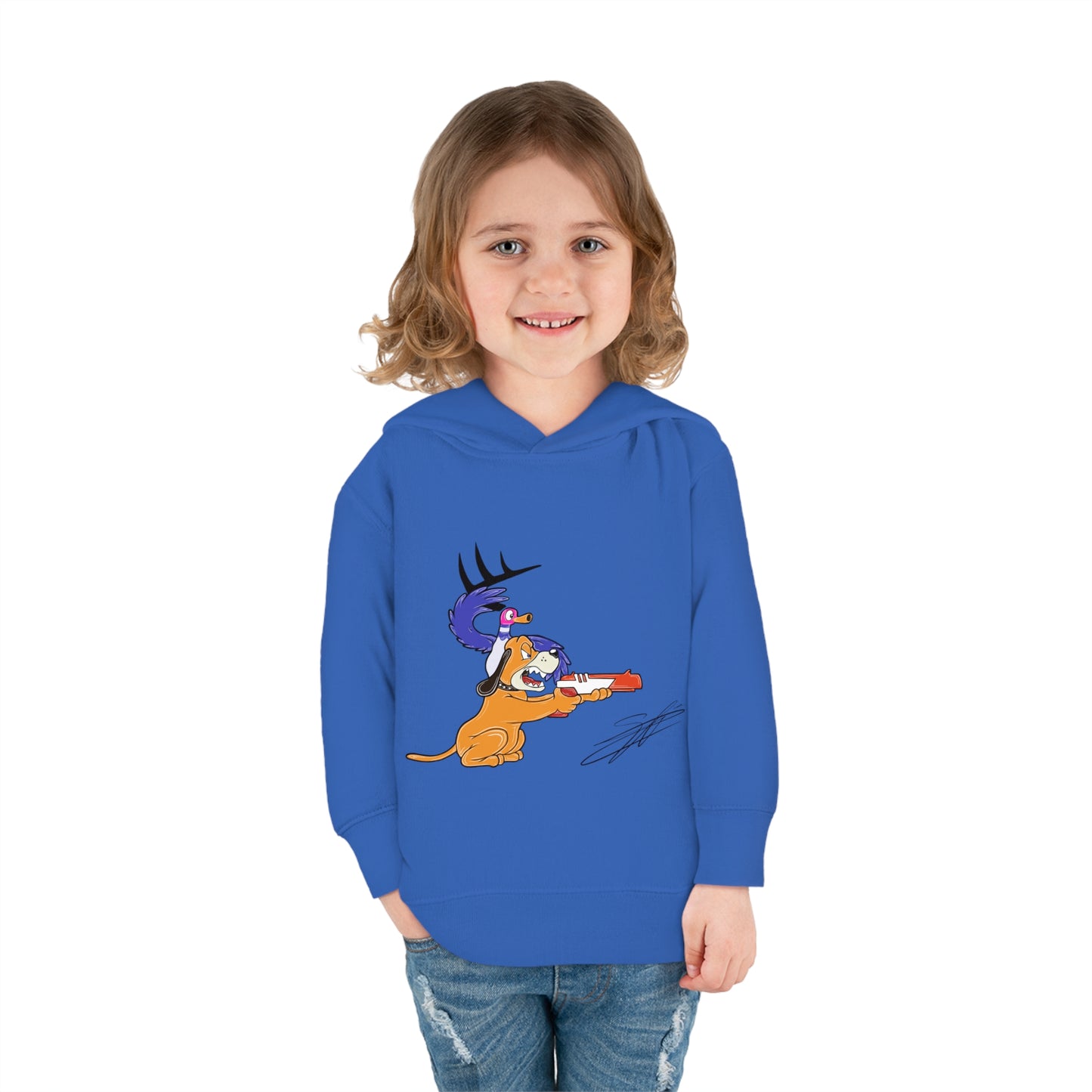 Retro Vision Toddler Pullover Fleece Hoodie
