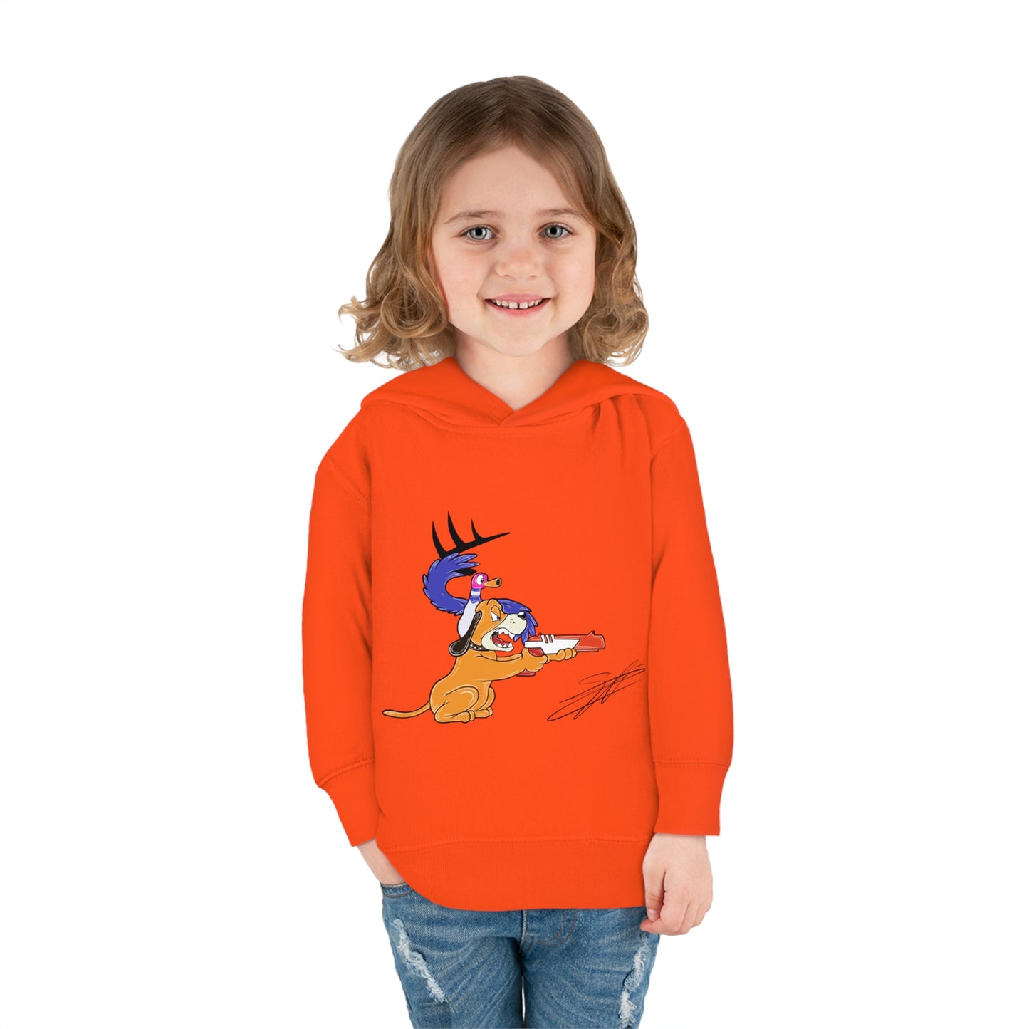 Retro Vision Toddler Pullover Fleece Hoodie
