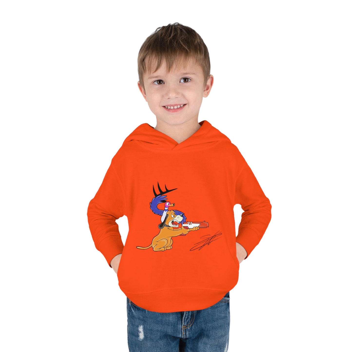 Retro Vision Toddler Pullover Fleece Hoodie