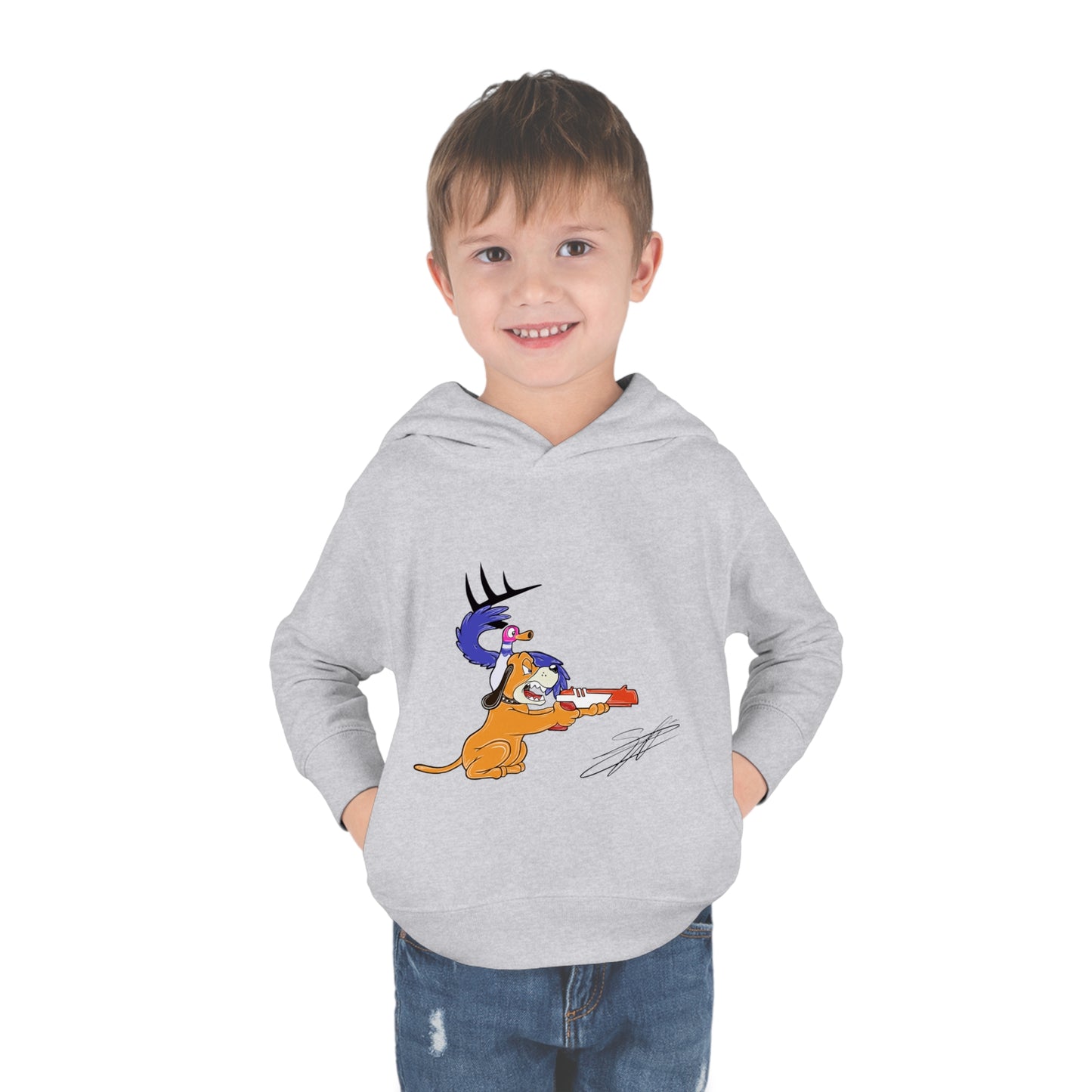 Retro Vision Toddler Pullover Fleece Hoodie
