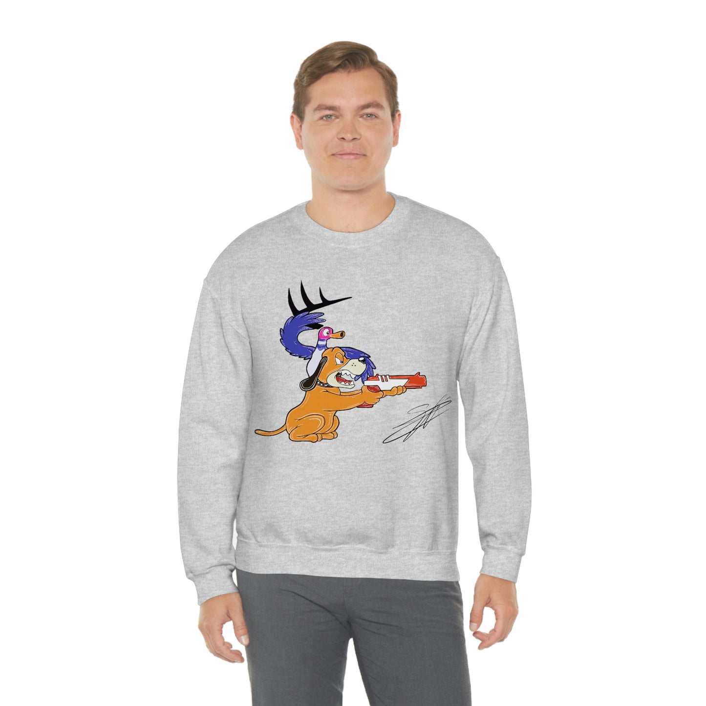 Retro Vision by Shane Arcoren Unisex Heavy Blend™ Crewneck Sweatshirt