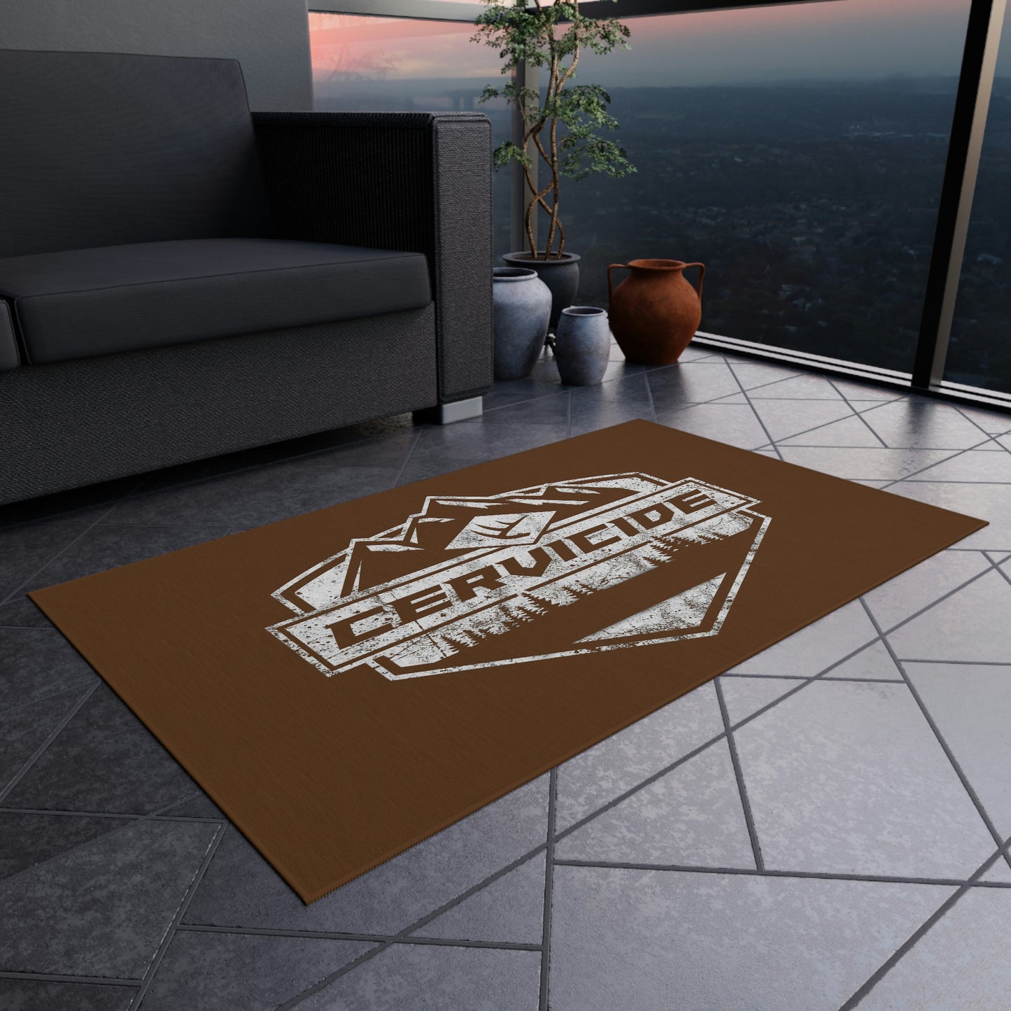 Classic Mountain Outdoor Rug