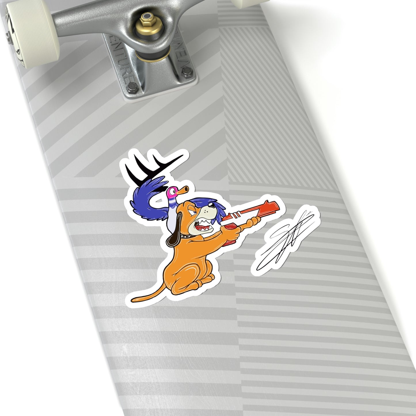 Retro Vision by Shane Arcoren Kiss-Cut Stickers