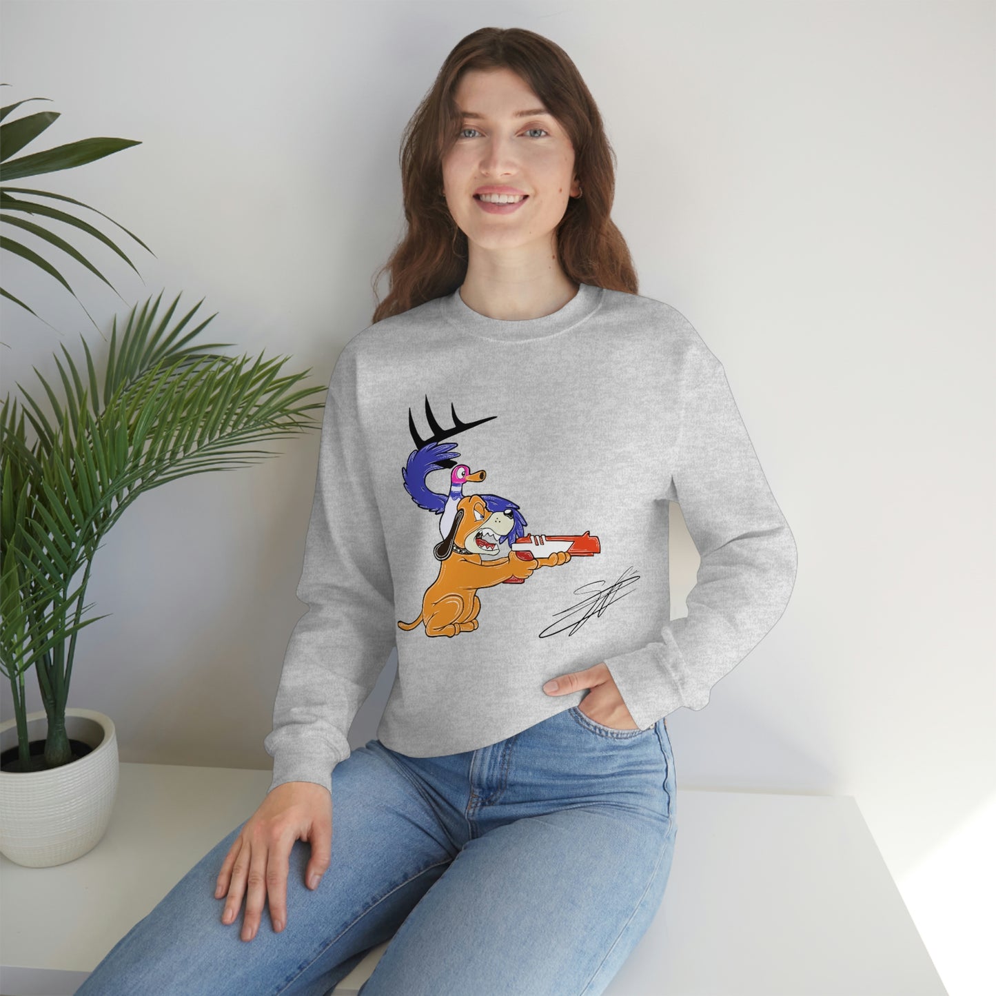 Retro Vision by Shane Arcoren Unisex Heavy Blend™ Crewneck Sweatshirt
