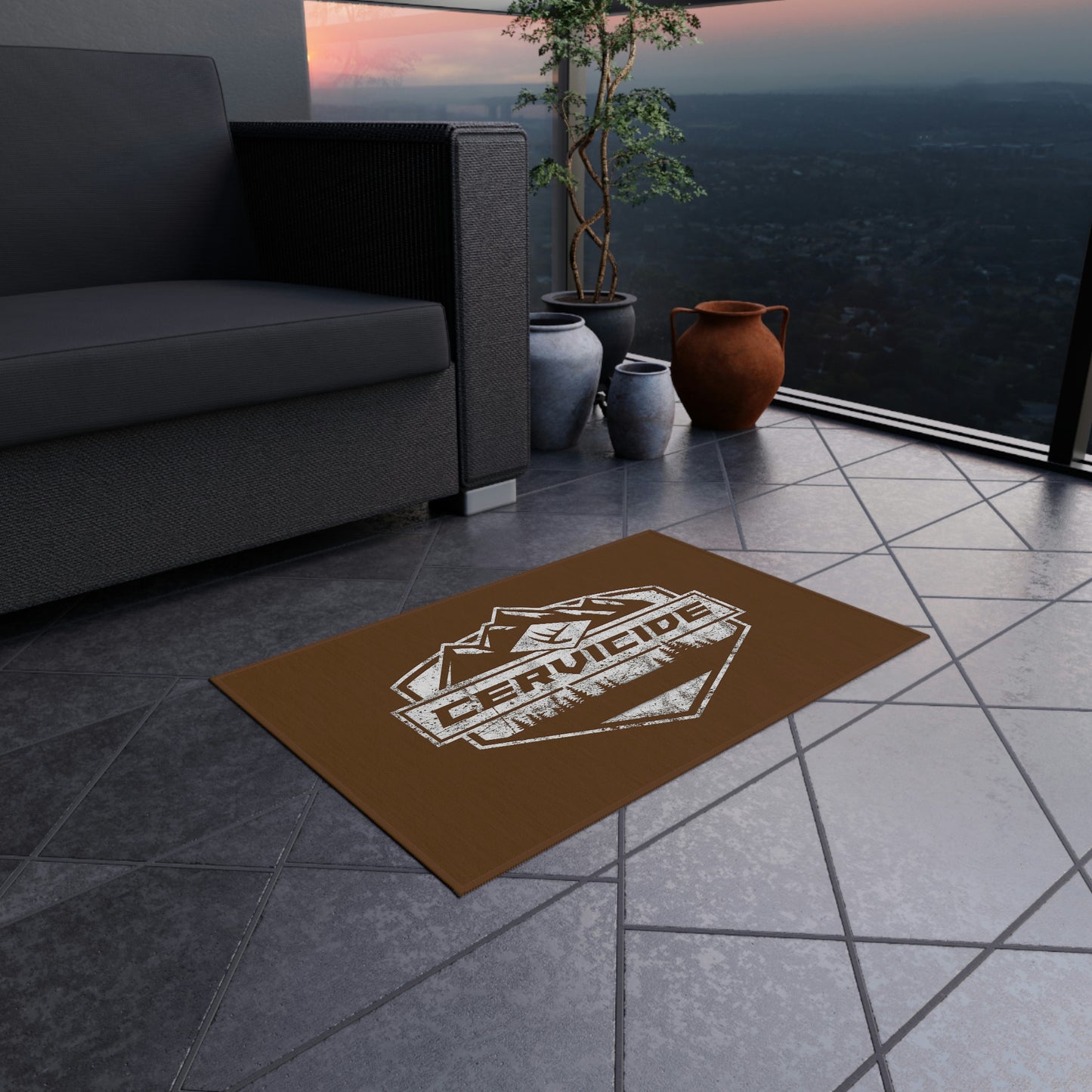 Classic Mountain Outdoor Rug