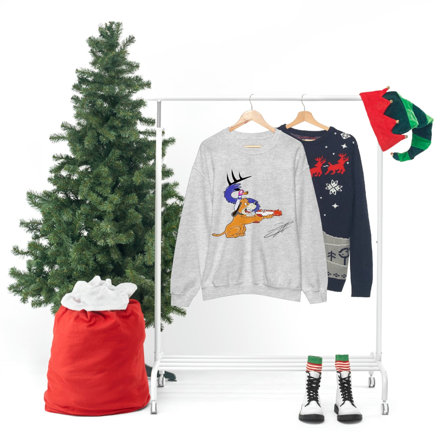 Retro Vision by Shane Arcoren Unisex Heavy Blend™ Crewneck Sweatshirt