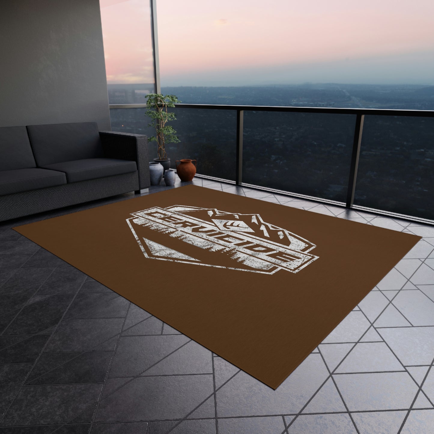 Classic Mountain Outdoor Rug