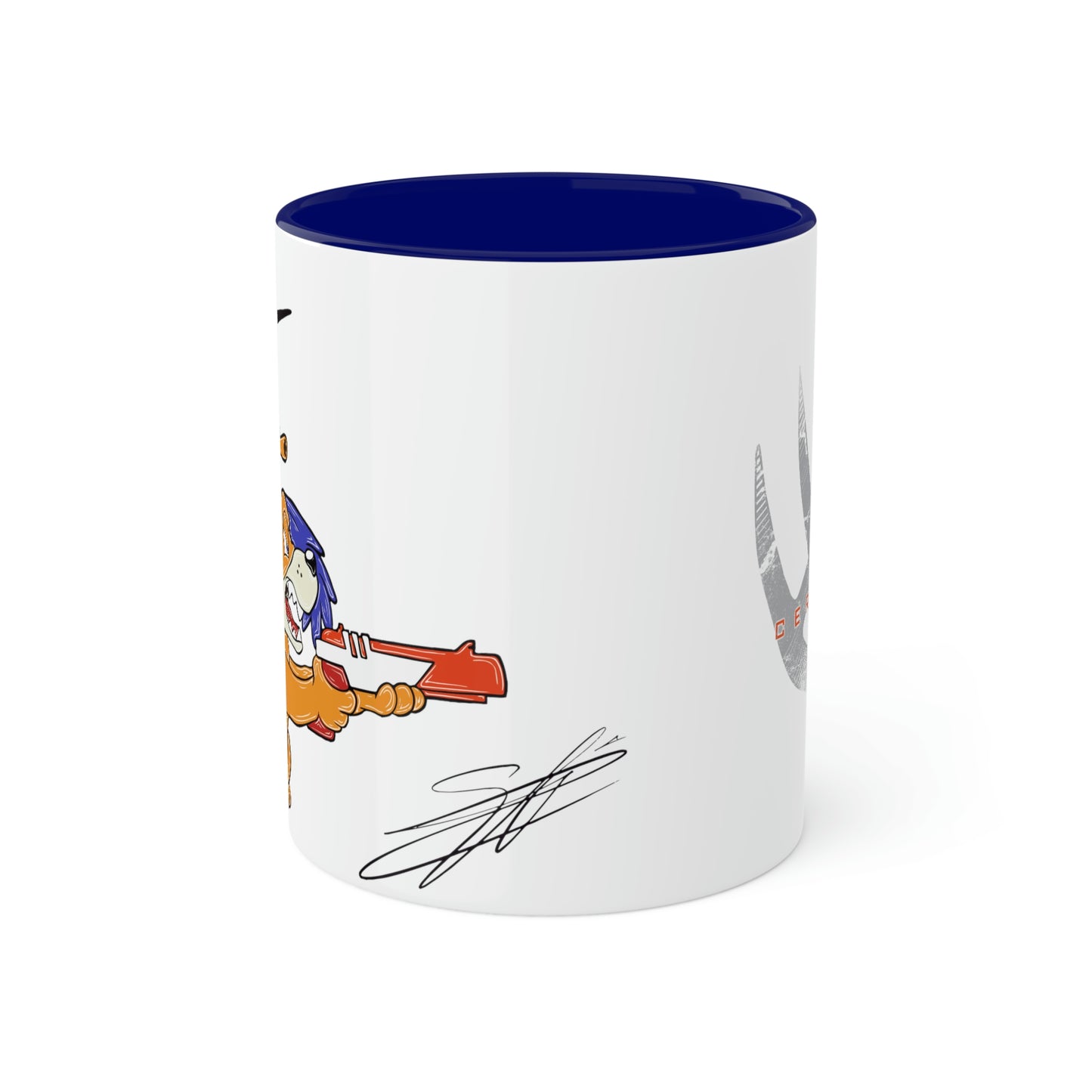 Retro Vision by Shane Arcoren Colorful Mug, 11oz