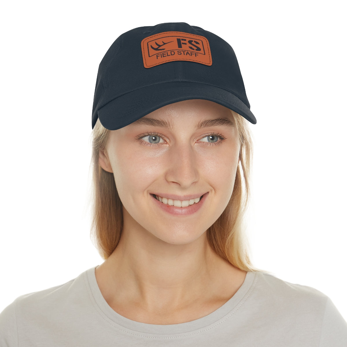 Field Staff Dad Hat with Leather Patch