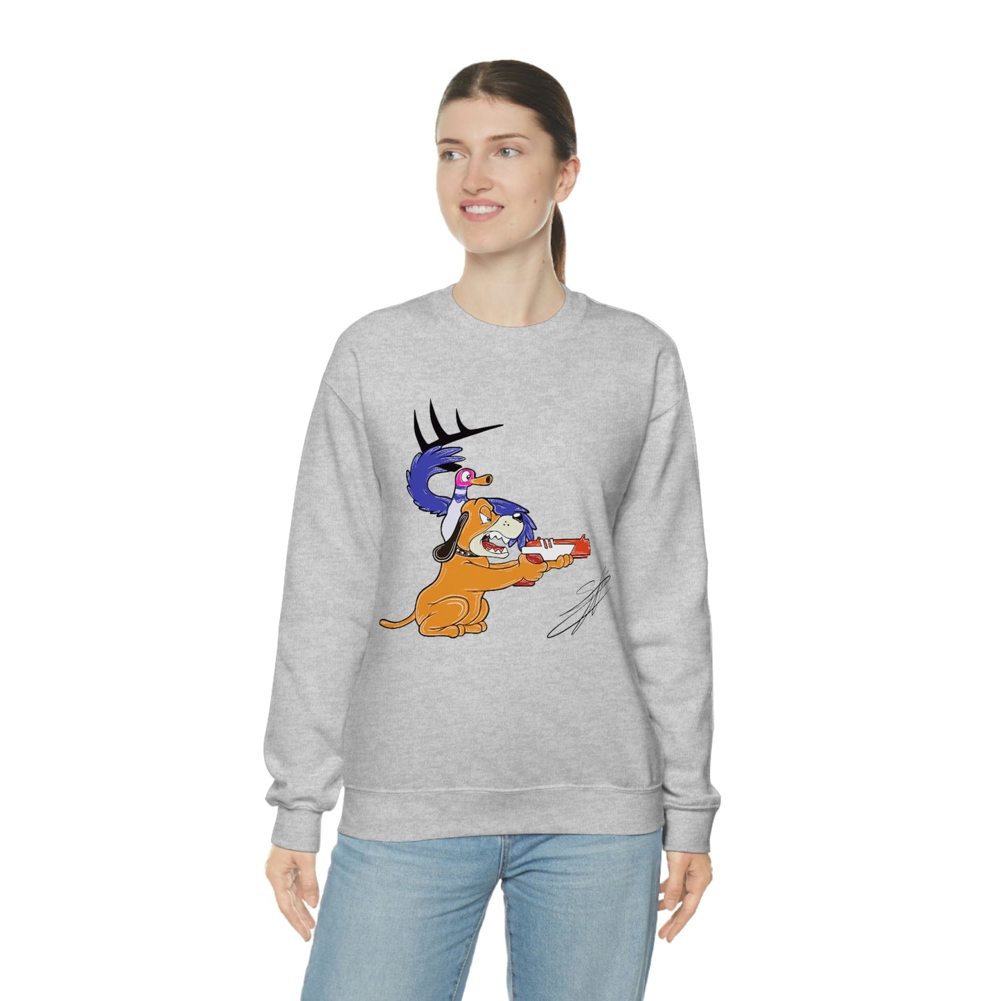 Retro Vision by Shane Arcoren Unisex Heavy Blend™ Crewneck Sweatshirt