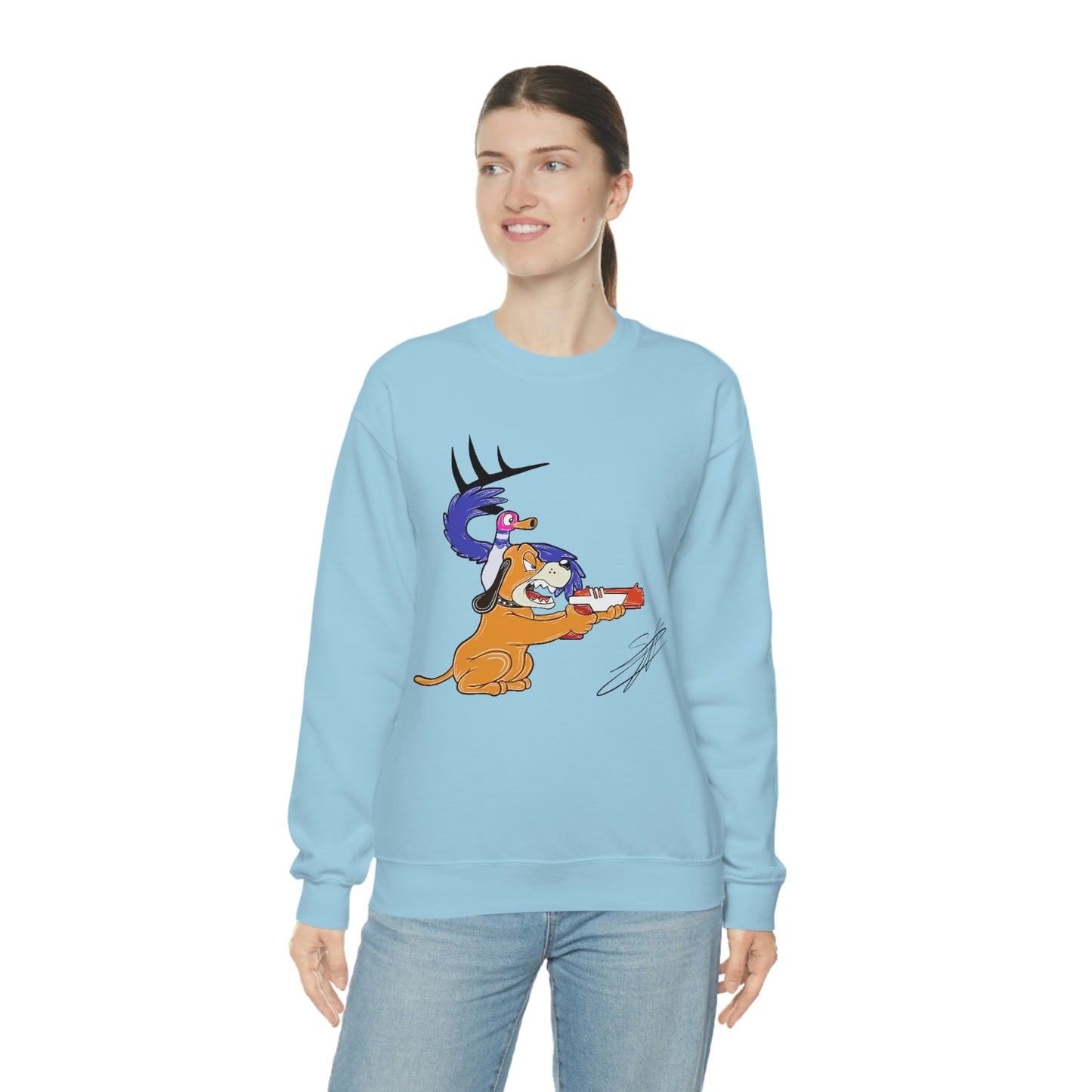 Retro Vision by Shane Arcoren Unisex Heavy Blend™ Crewneck Sweatshirt