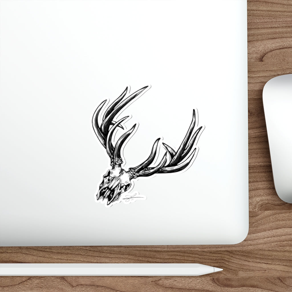 Bone Head Die-Cut Stickers