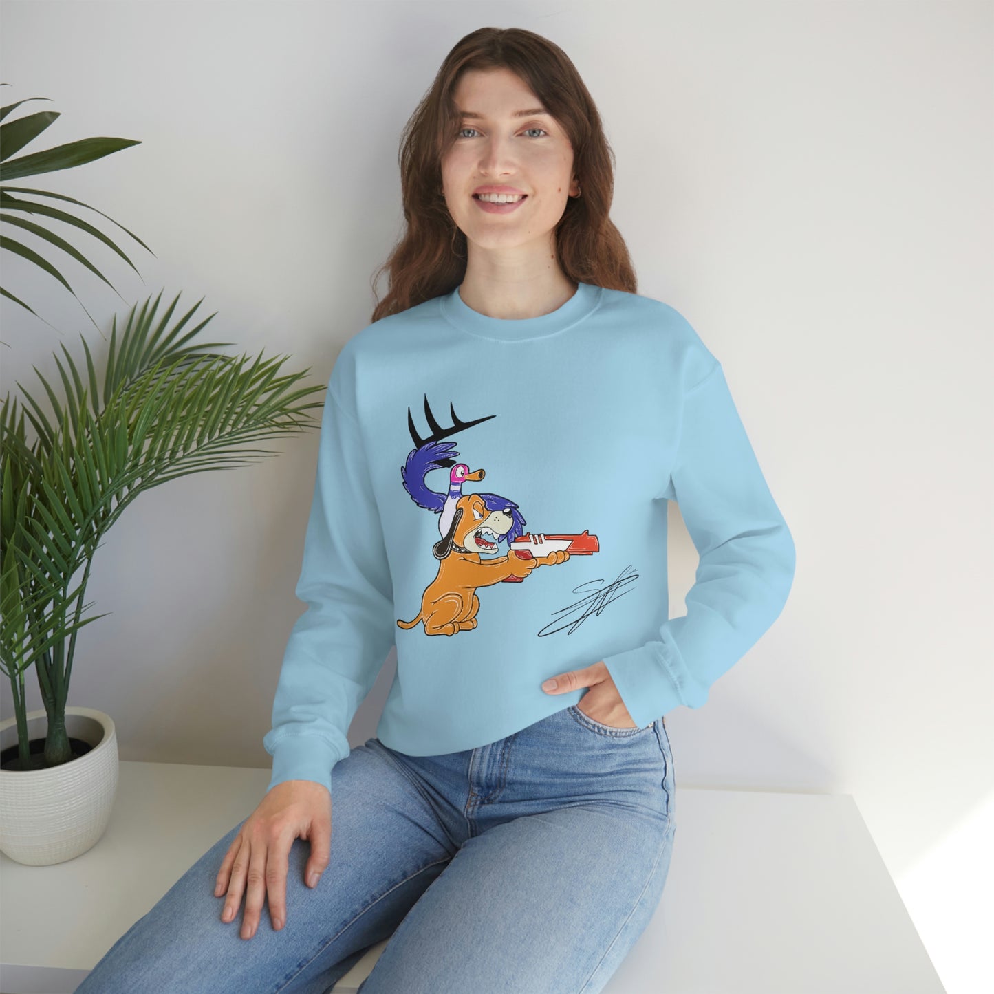 Retro Vision by Shane Arcoren Unisex Heavy Blend™ Crewneck Sweatshirt