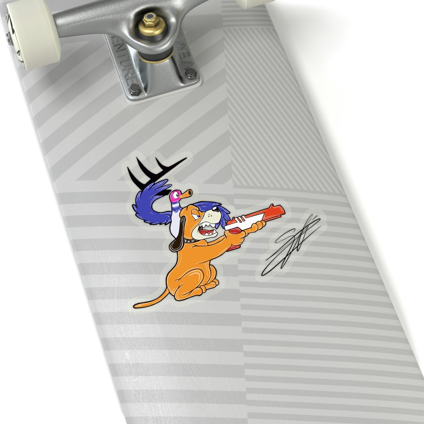Retro Vision by Shane Arcoren Kiss-Cut Stickers