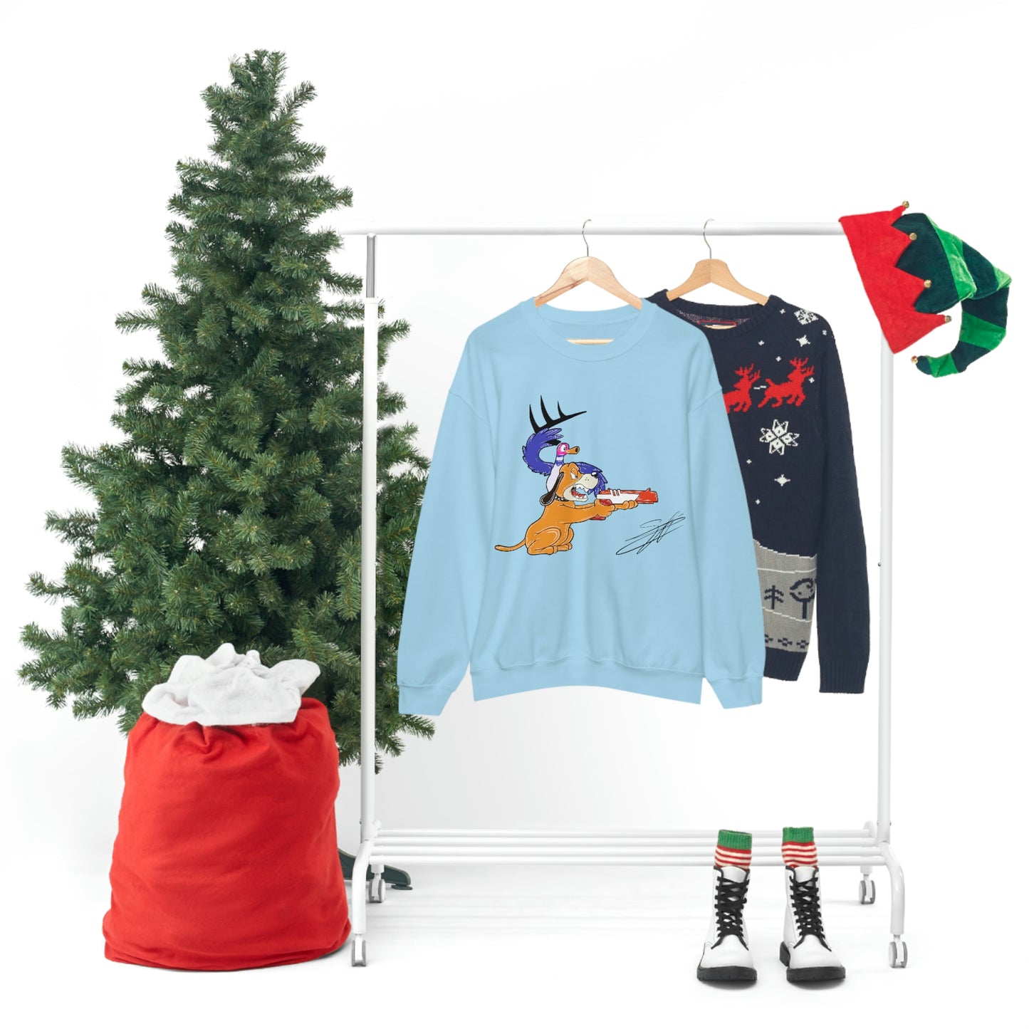 Retro Vision by Shane Arcoren Unisex Heavy Blend™ Crewneck Sweatshirt