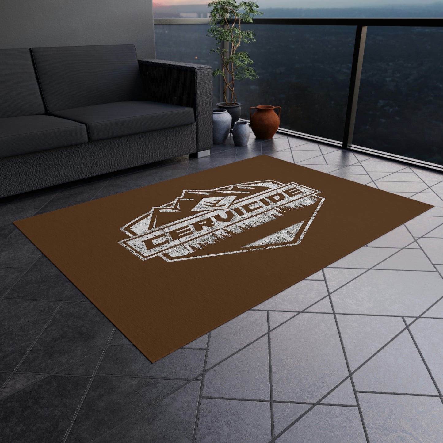 Classic Mountain Outdoor Rug