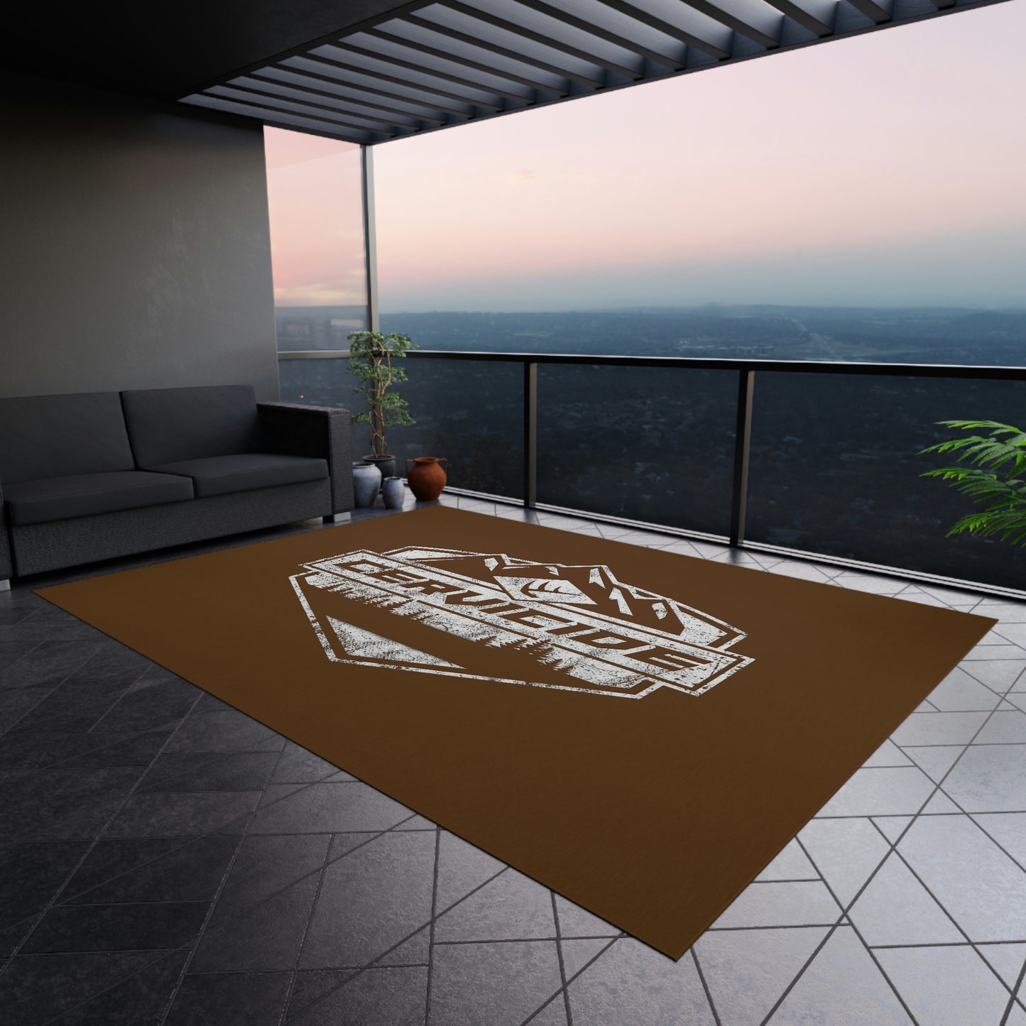 Classic Mountain Outdoor Rug