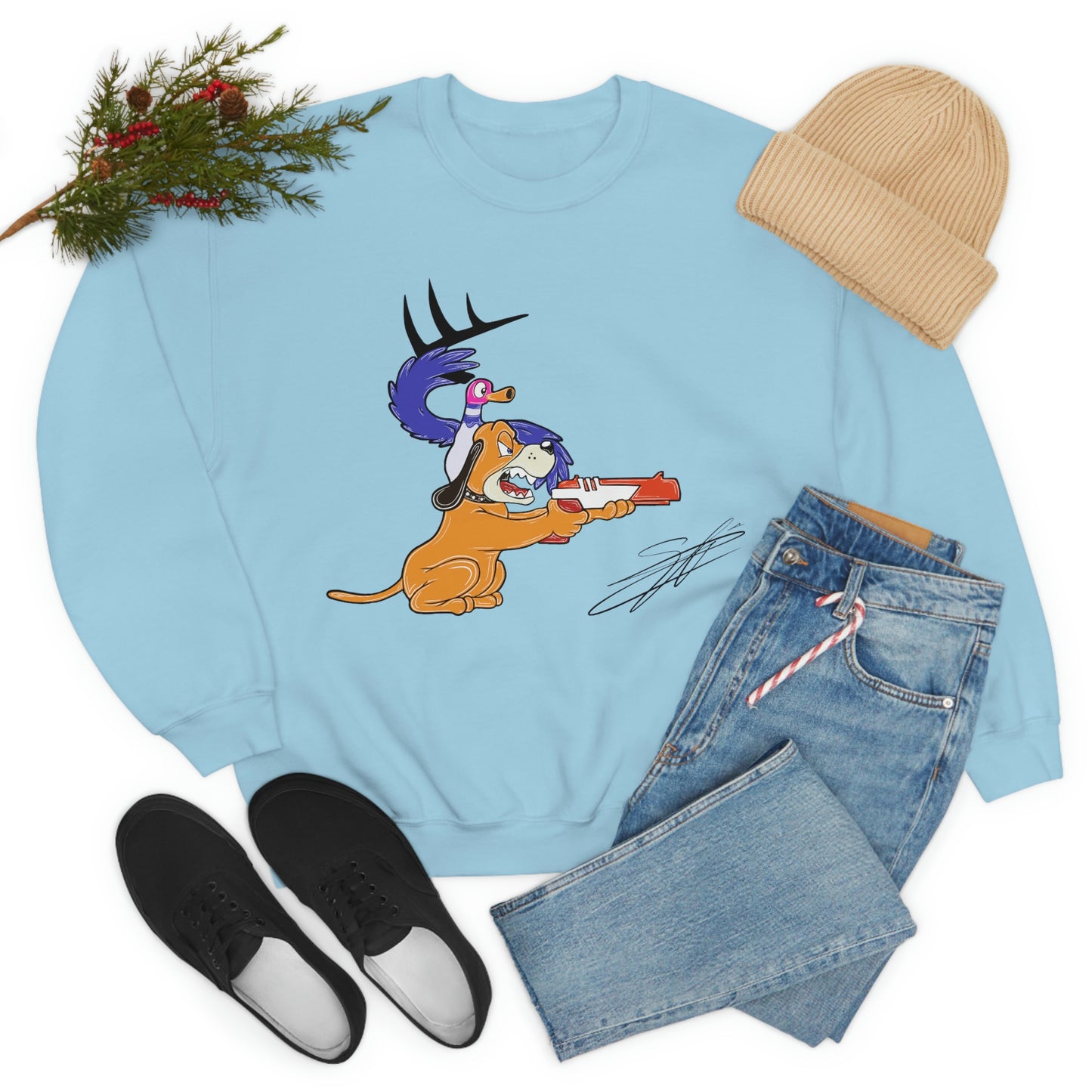 Retro Vision by Shane Arcoren Unisex Heavy Blend™ Crewneck Sweatshirt