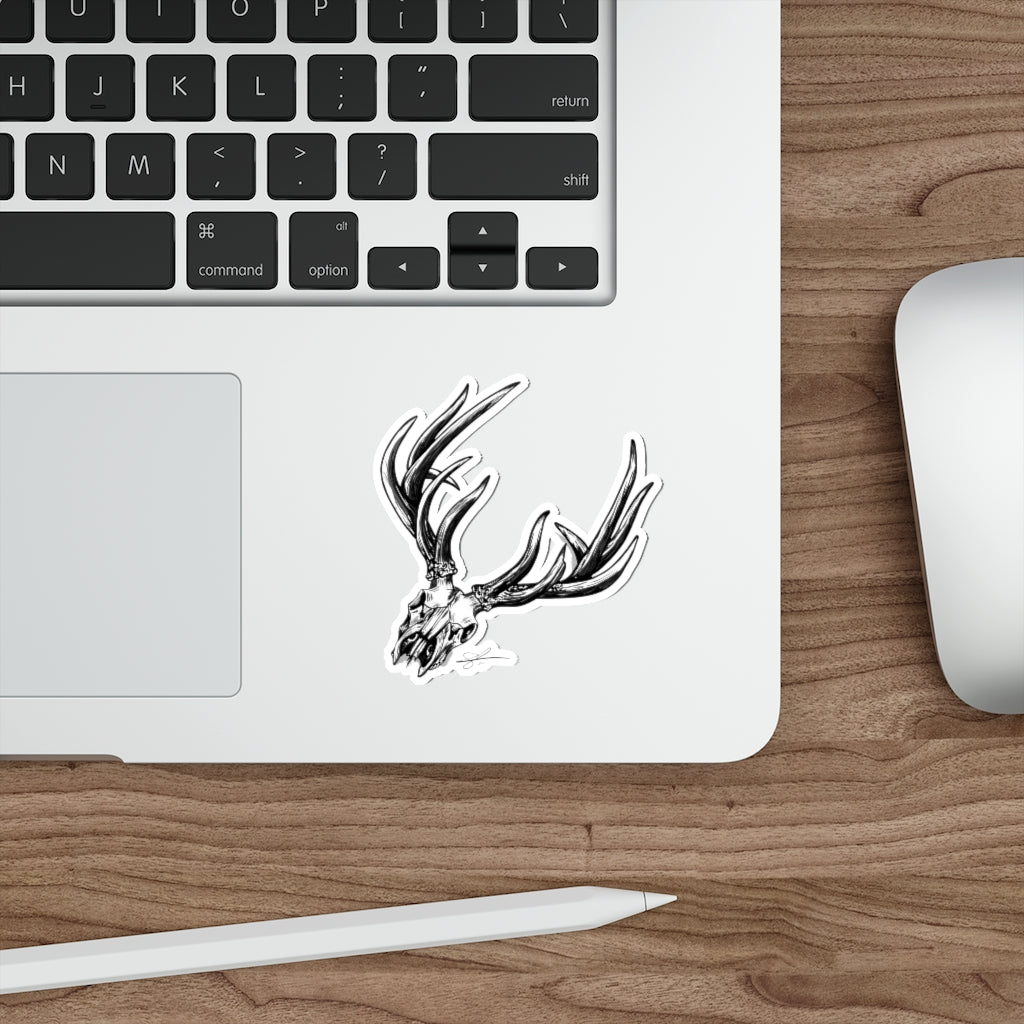 Bone Head Die-Cut Stickers