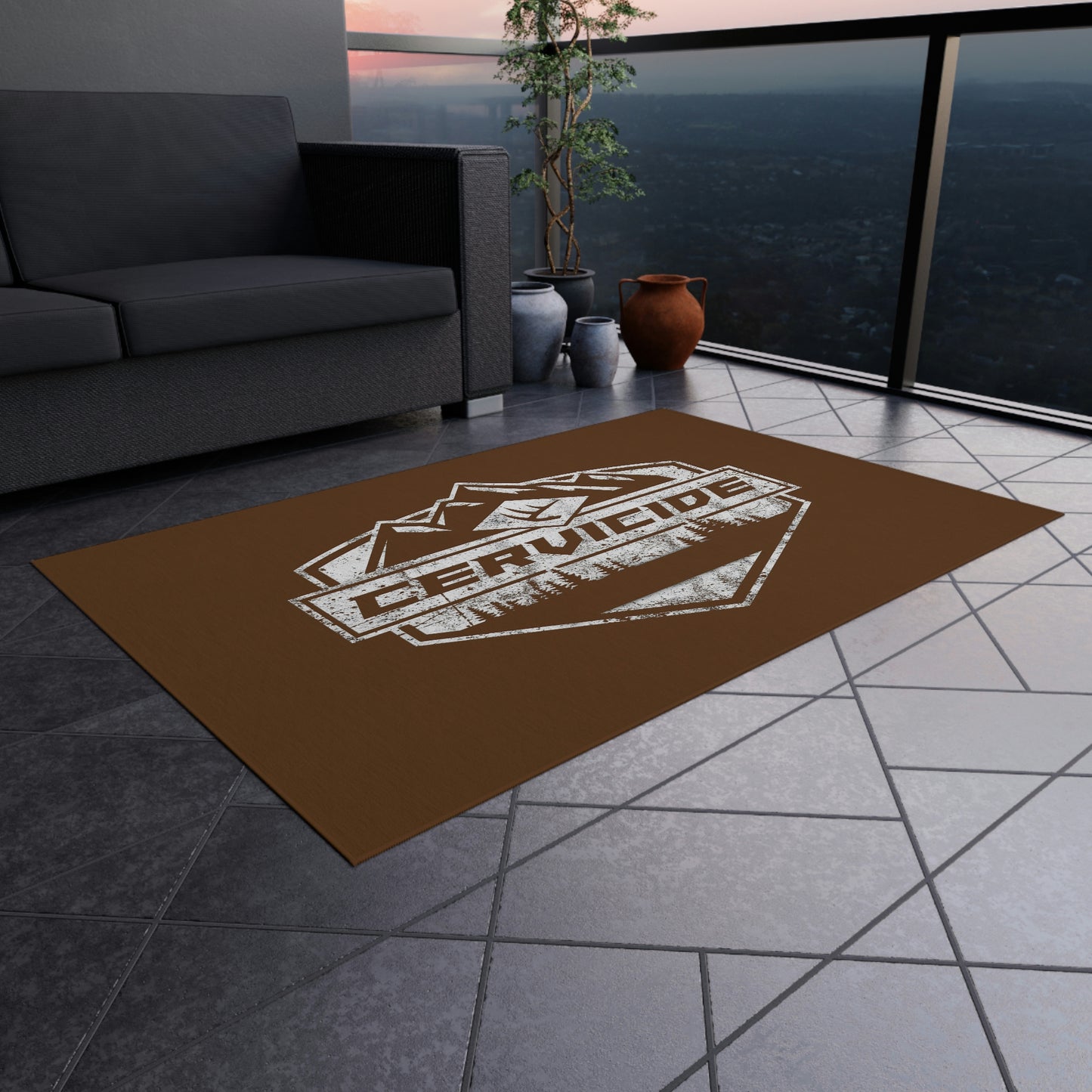 Classic Mountain Outdoor Rug