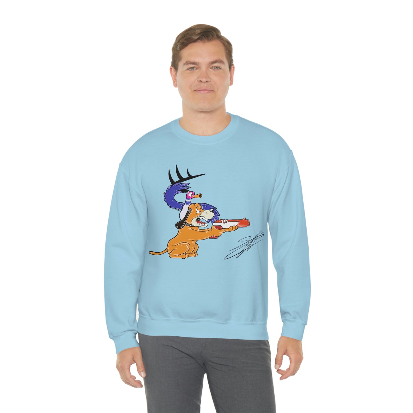 Retro Vision by Shane Arcoren Unisex Heavy Blend™ Crewneck Sweatshirt