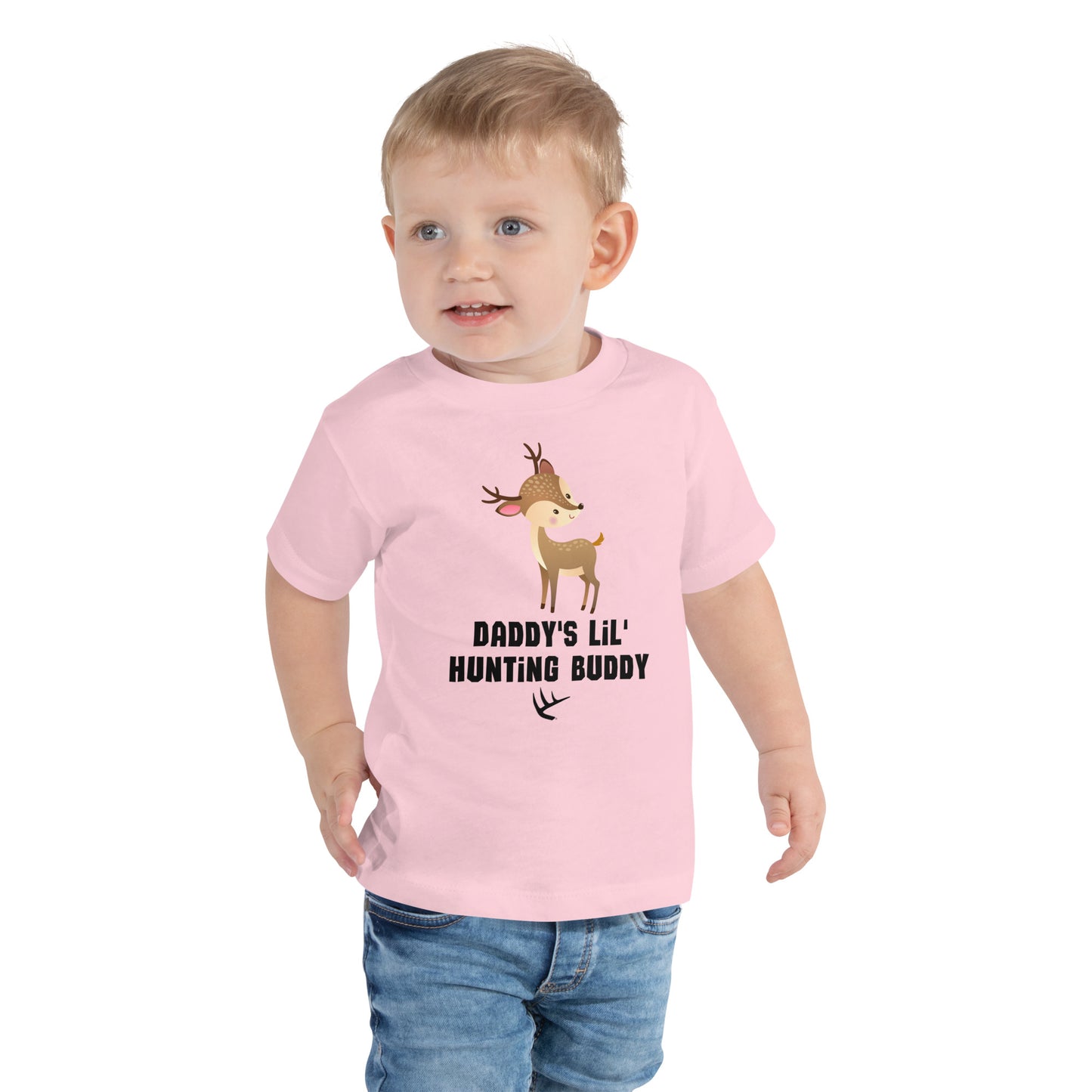 Daddy's Hunting Buddy Toddler Short Sleeve Tee