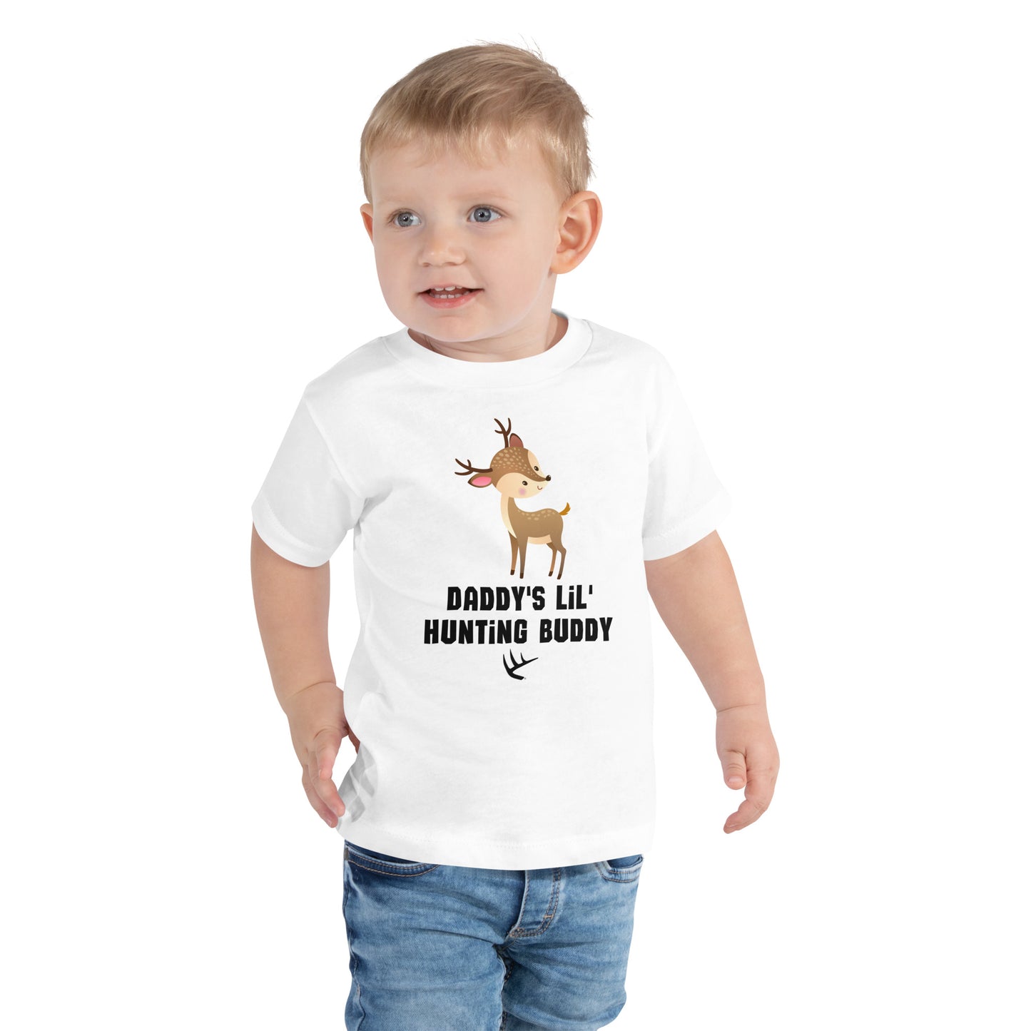 Daddy's Hunting Buddy Toddler Short Sleeve Tee