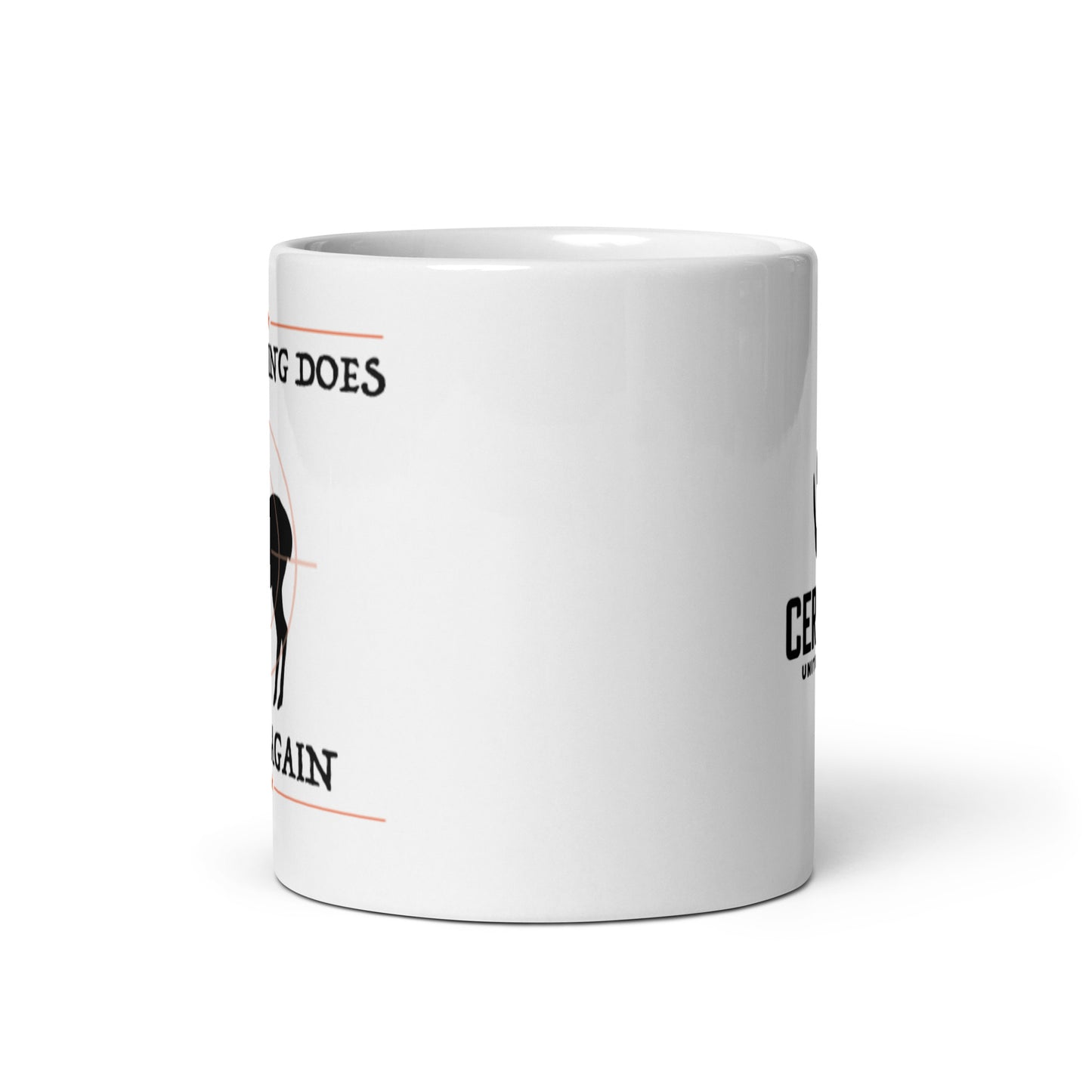 M.K.D.G.A White glossy mug