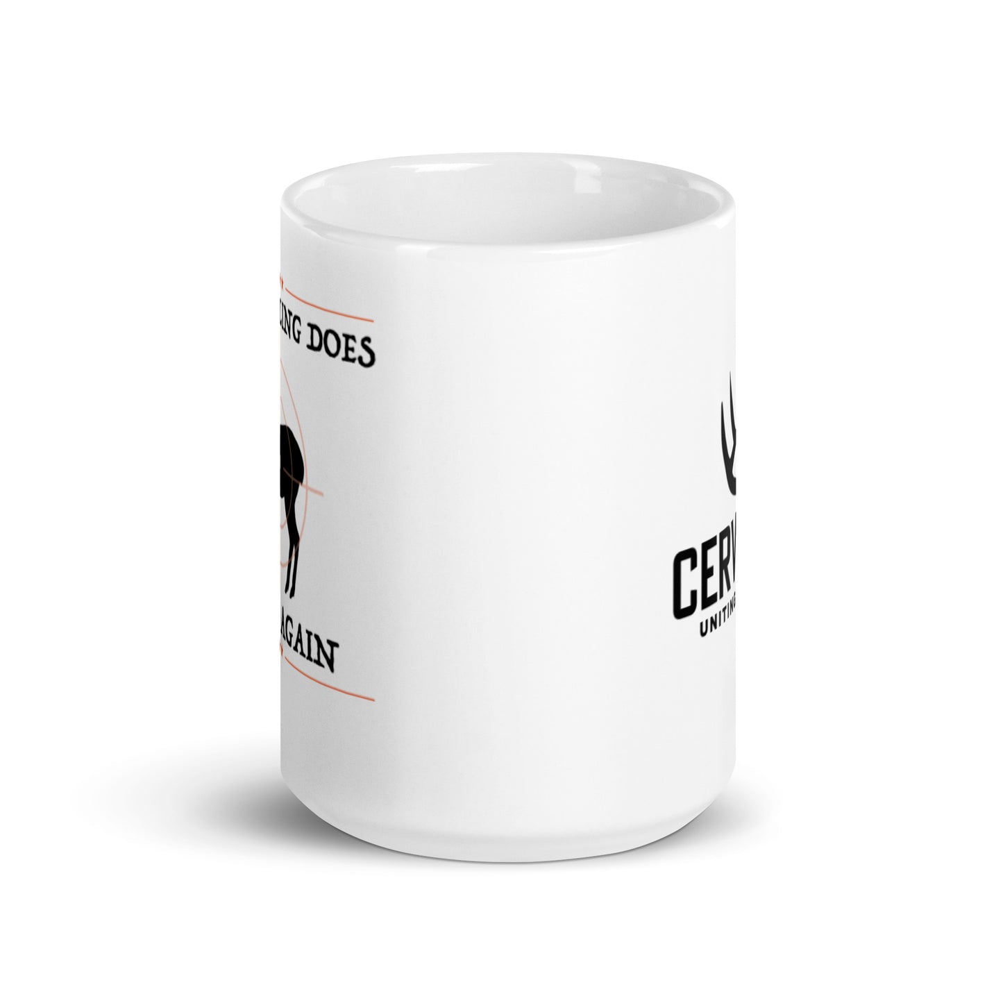 M.K.D.G.A White glossy mug
