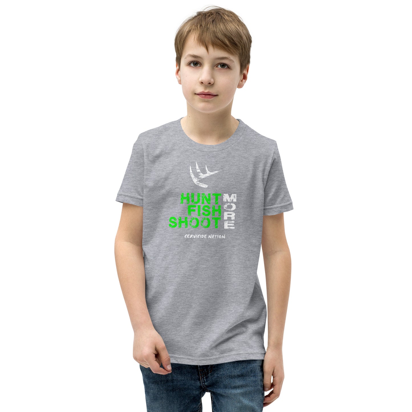Hunt Fish Shoot Youth Short Sleeve T-Shirt