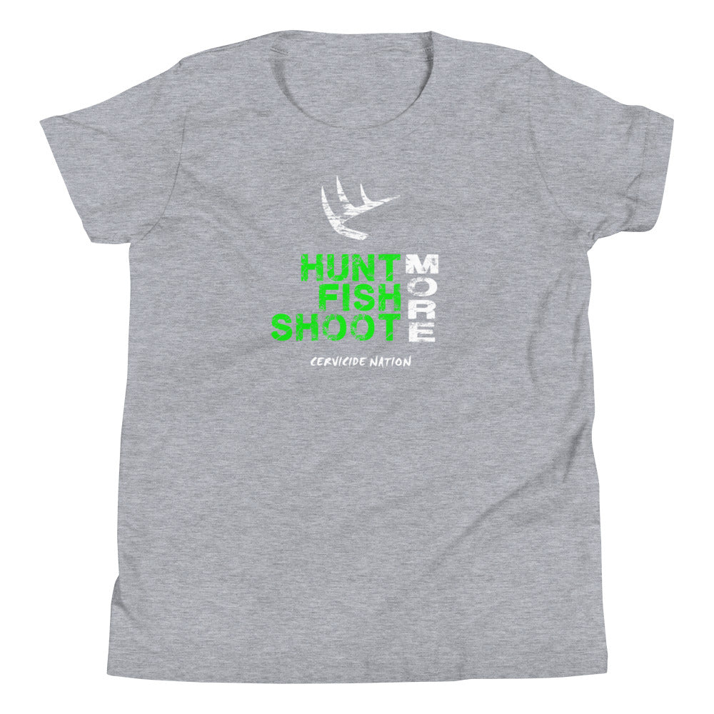 Hunt Fish Shoot Youth Short Sleeve T-Shirt