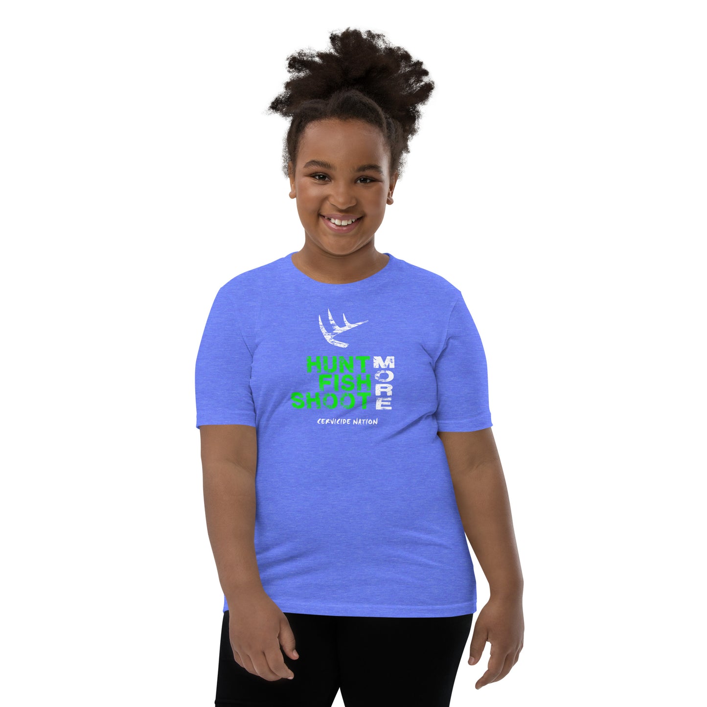 Hunt Fish Shoot Youth Short Sleeve T-Shirt