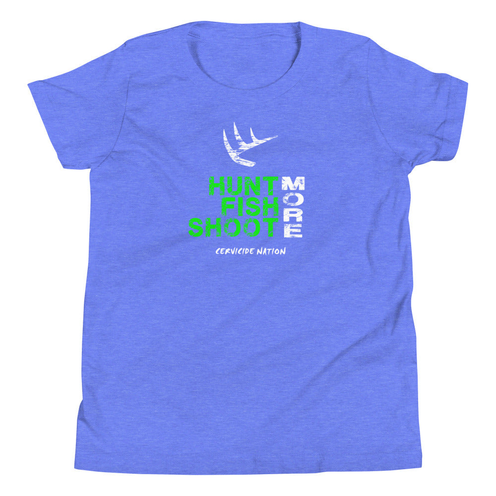 Hunt Fish Shoot Youth Short Sleeve T-Shirt