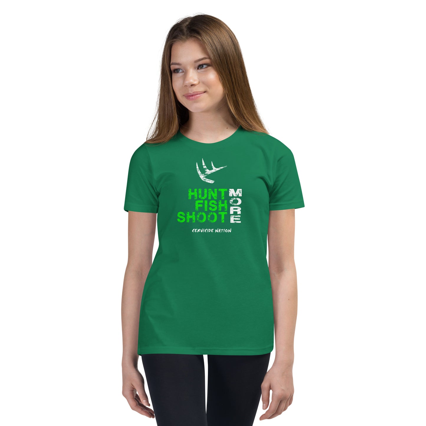 Hunt Fish Shoot Youth Short Sleeve T-Shirt