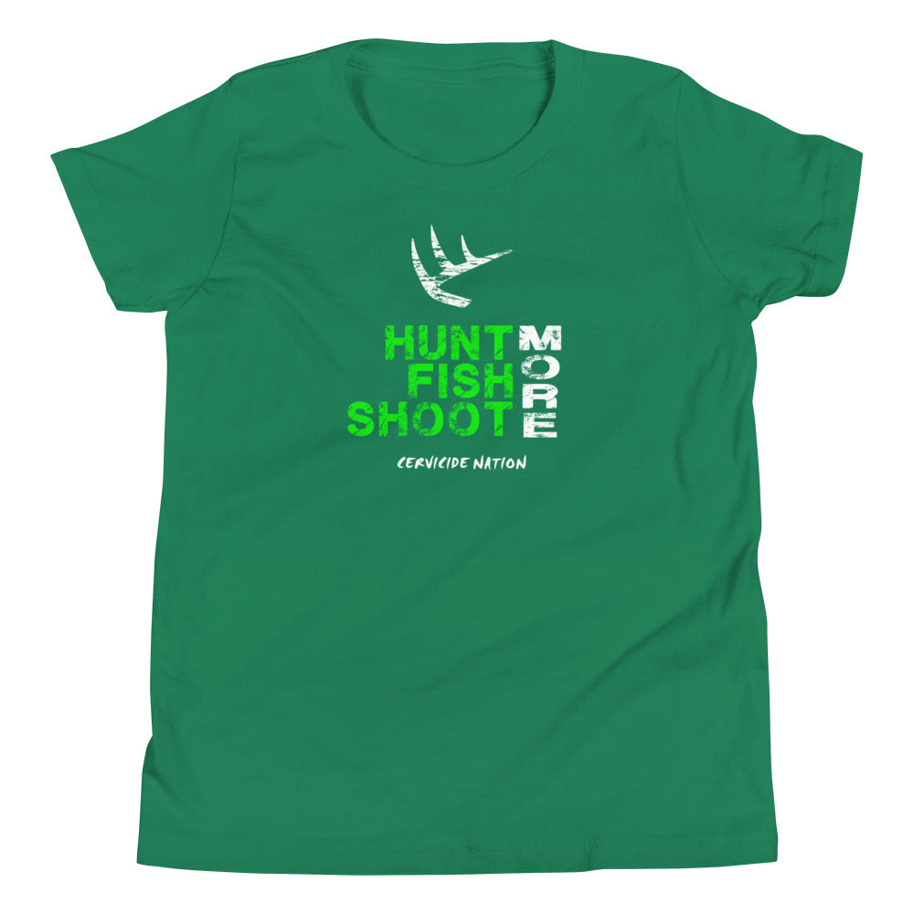 Hunt Fish Shoot Youth Short Sleeve T-Shirt