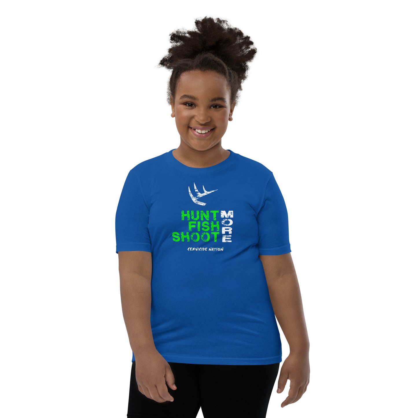 Hunt Fish Shoot Youth Short Sleeve T-Shirt