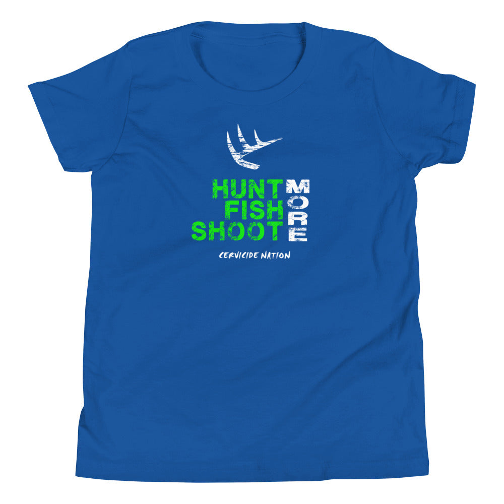 Hunt Fish Shoot Youth Short Sleeve T-Shirt