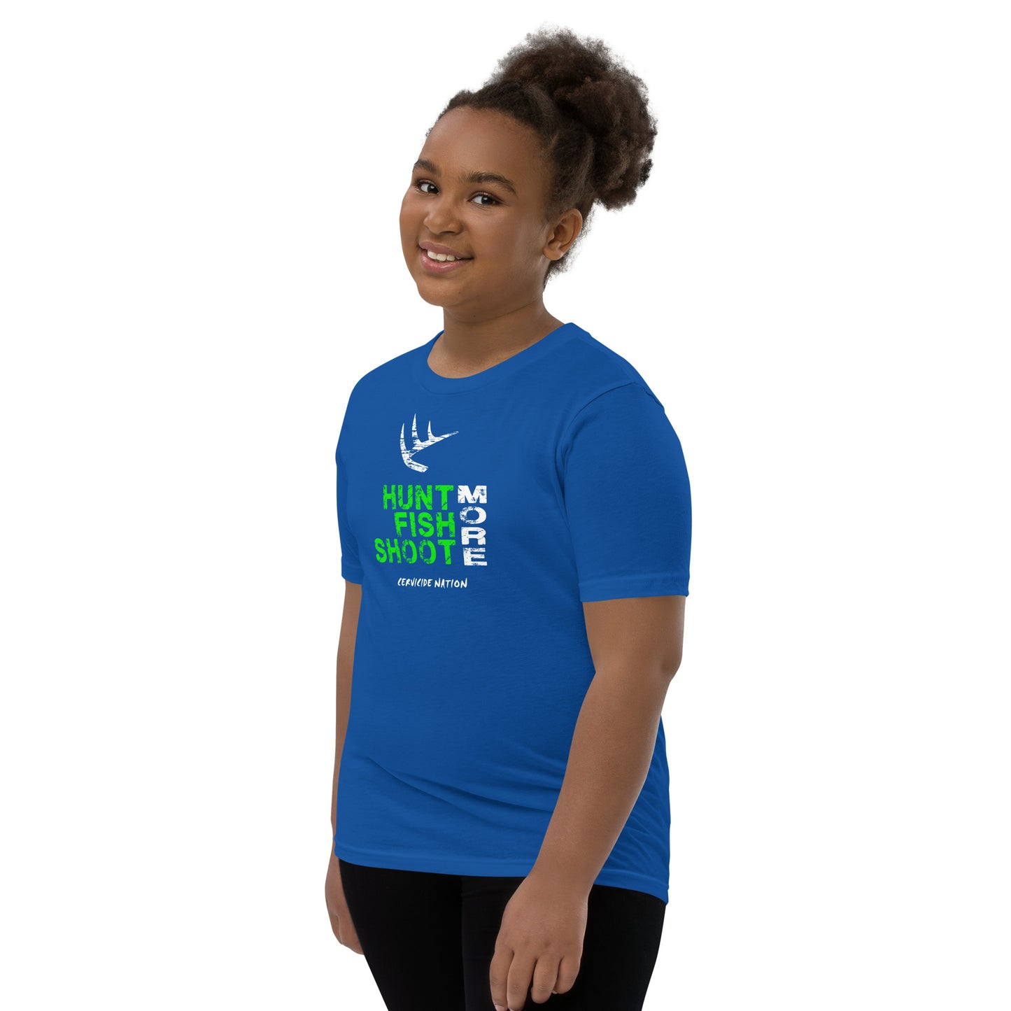 Hunt Fish Shoot Youth Short Sleeve T-Shirt