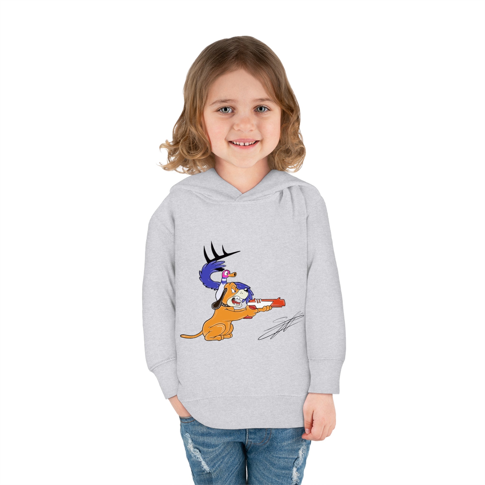 Retro Vision Toddler Pullover Fleece Hoodie