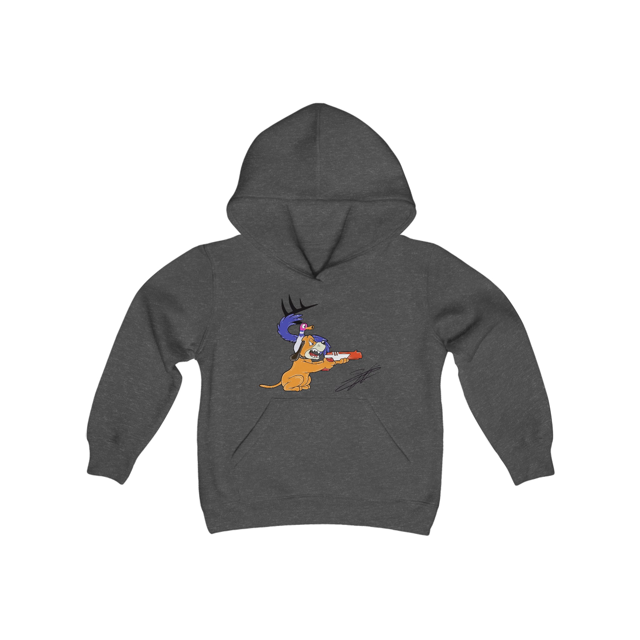 Retro Vision Youth Heavy Blend Hooded Sweatshirt