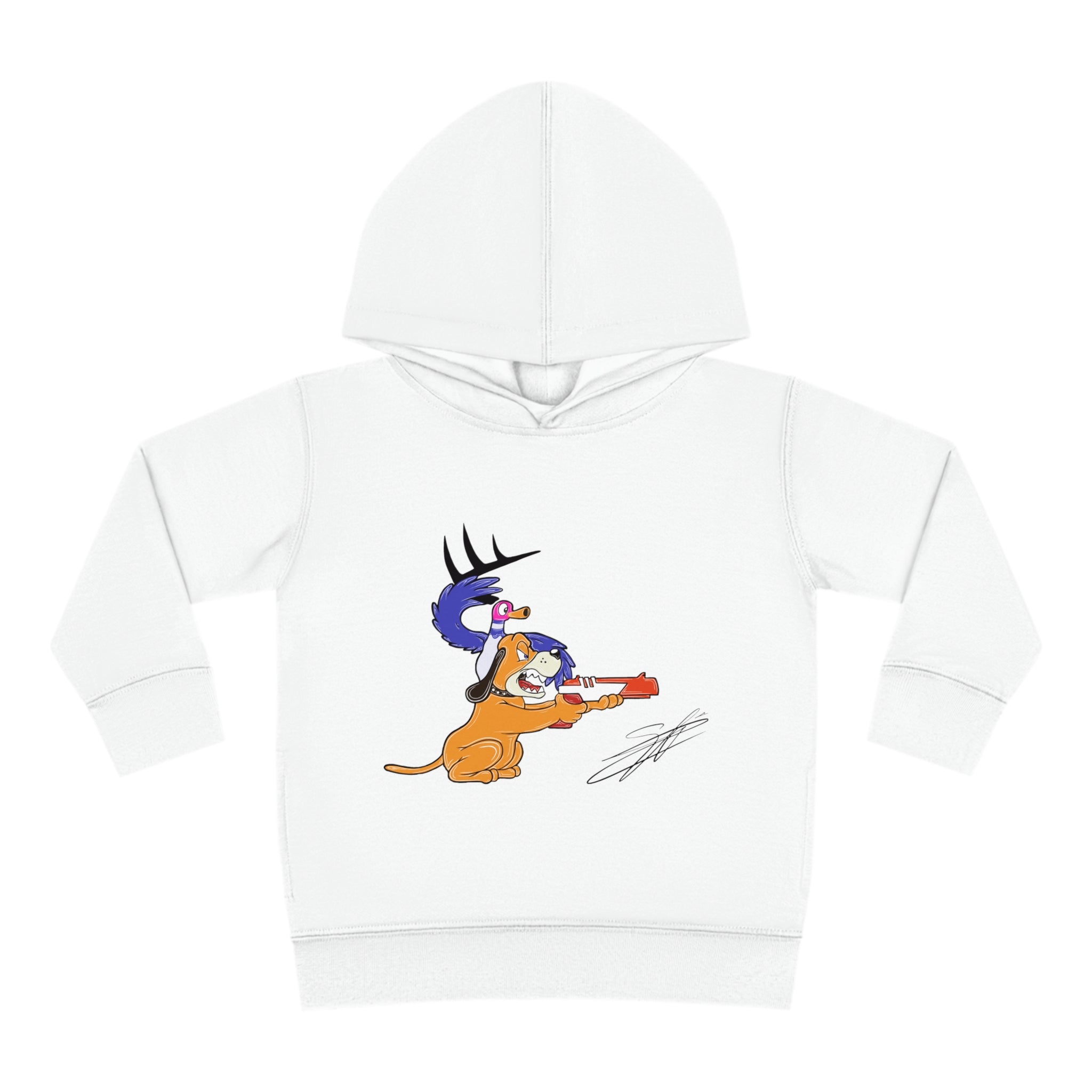 Retro Vision Toddler Pullover Fleece Hoodie