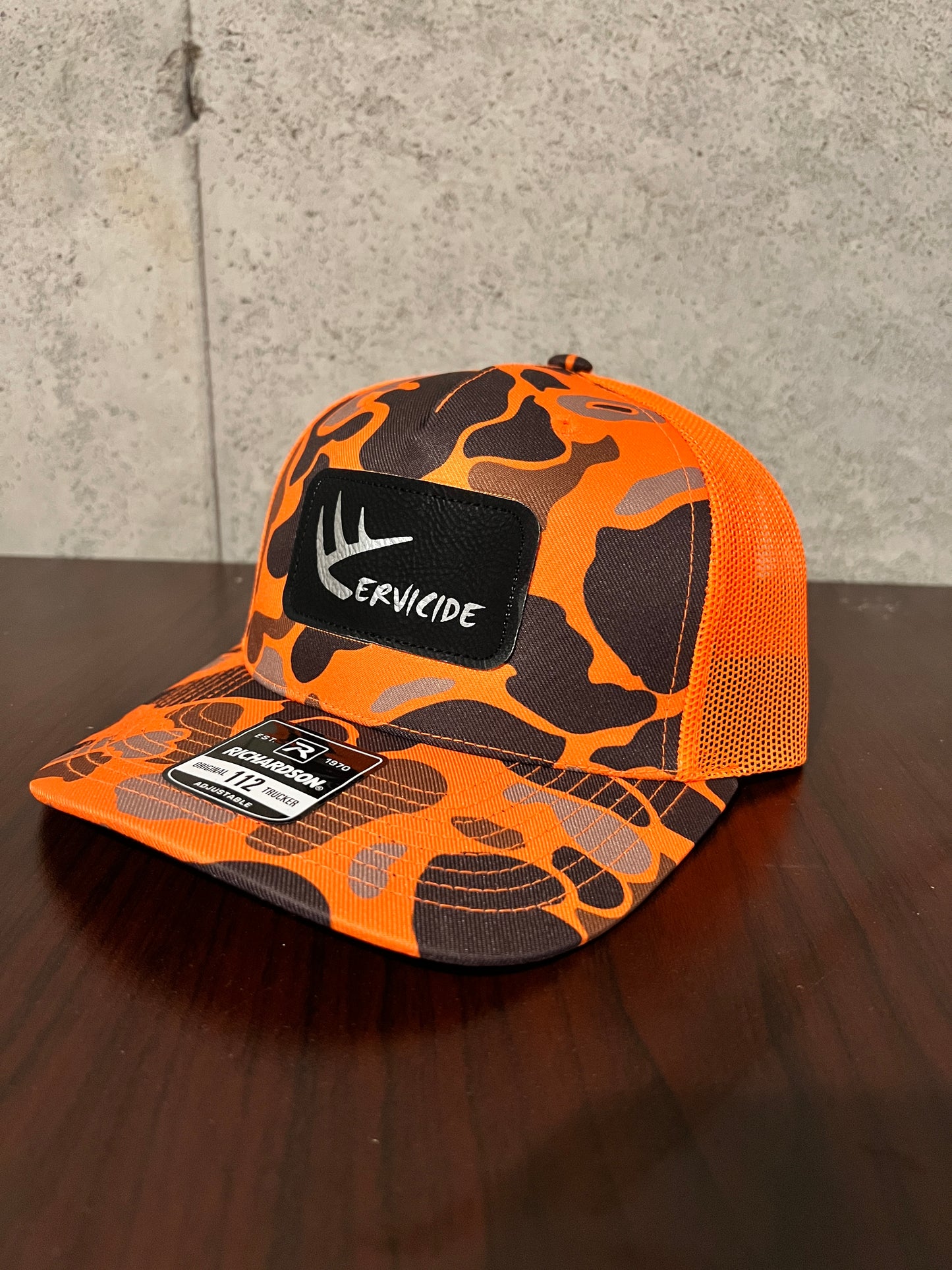 Orange Camo Hat