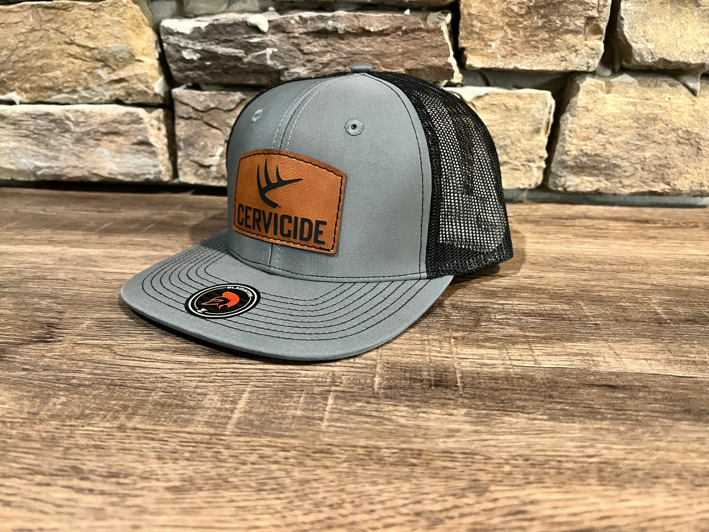 Zapped Gladiator Patch Hat | Charcoal-Black