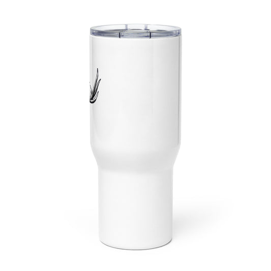 Bone Head Travel mug with a handle