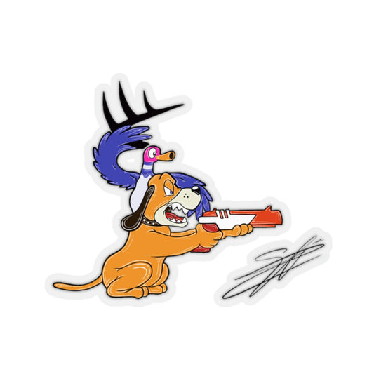 Retro Vision by Shane Arcoren Kiss-Cut Stickers