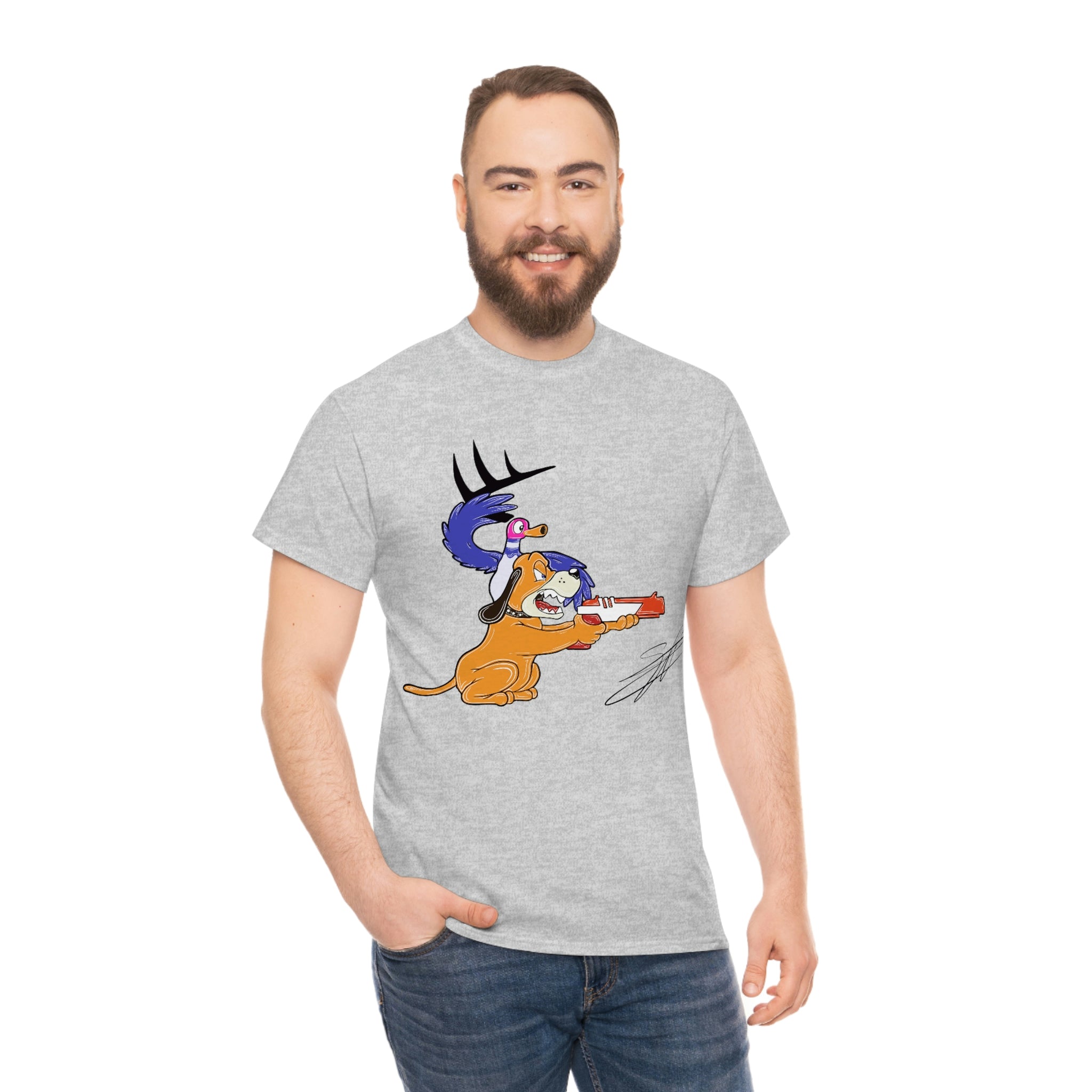 Retro Vision by Shane Arcoren Unisex Heavy Cotton Tee