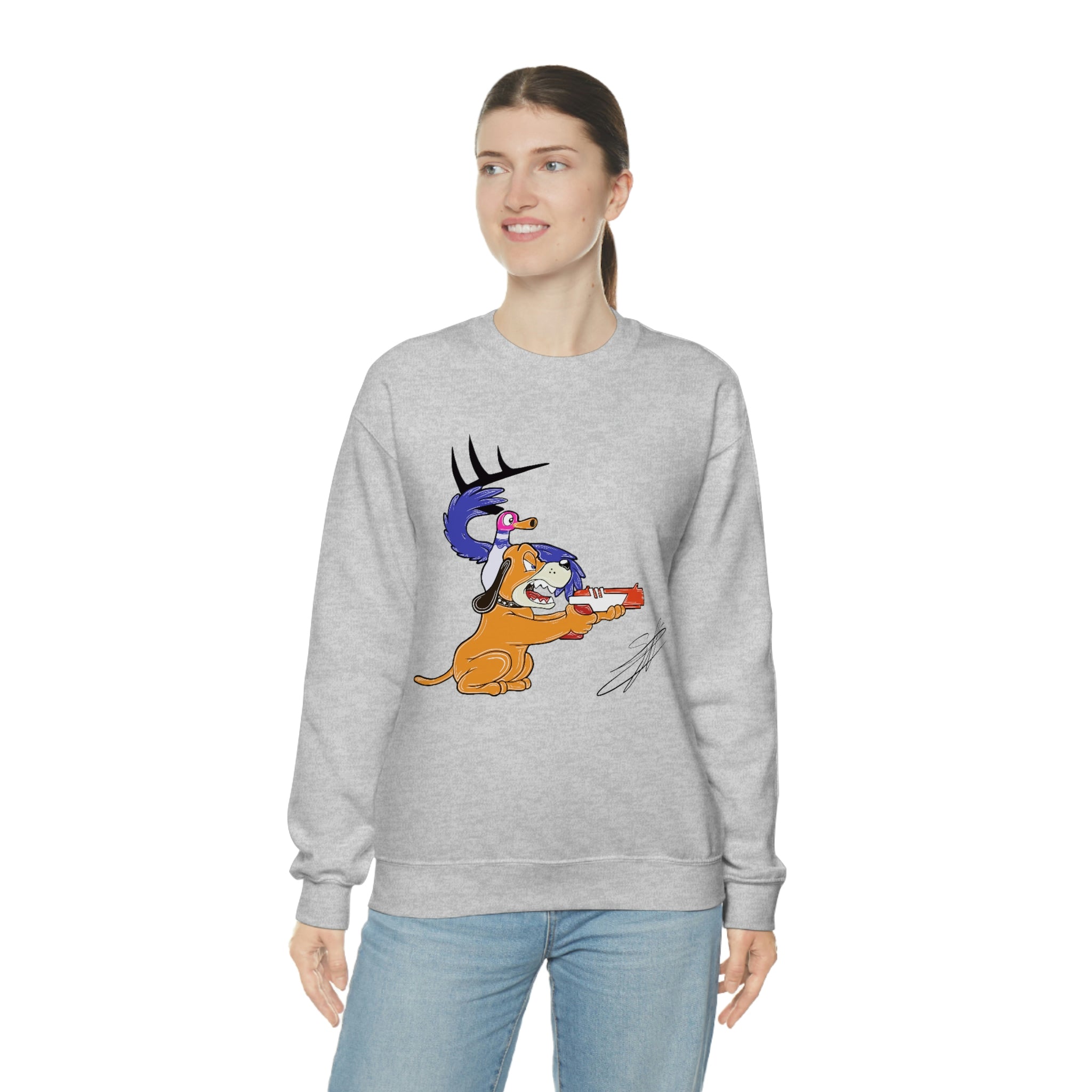 Retro Vision by Shane Arcoren Unisex Heavy Blend™ Crewneck Sweatshirt
