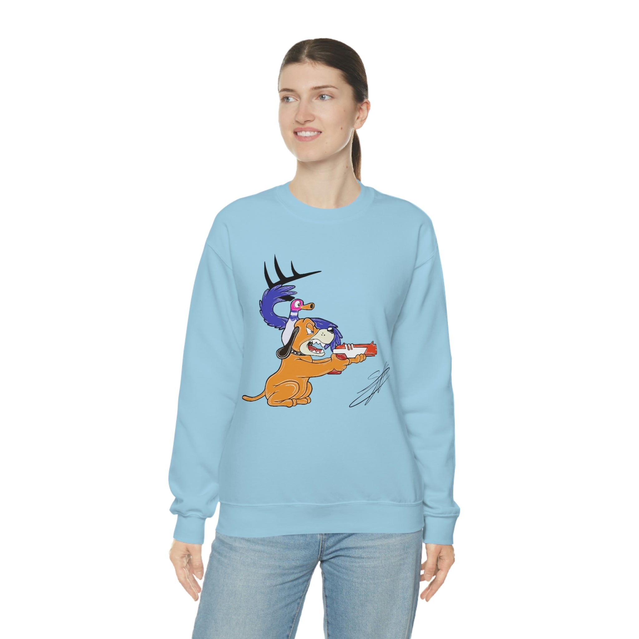 Retro Vision by Shane Arcoren Unisex Heavy Blend™ Crewneck Sweatshirt